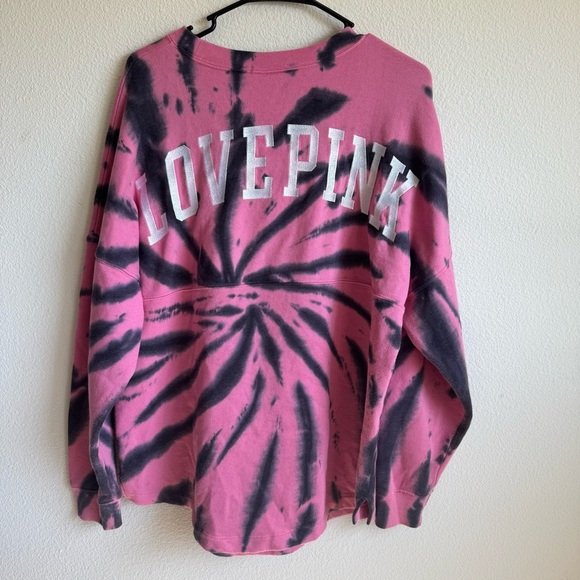 PINK Victoria’s Secret oversized acid wash crewneck sweater small - Picture 2 of 6